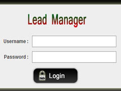 Lead Management website